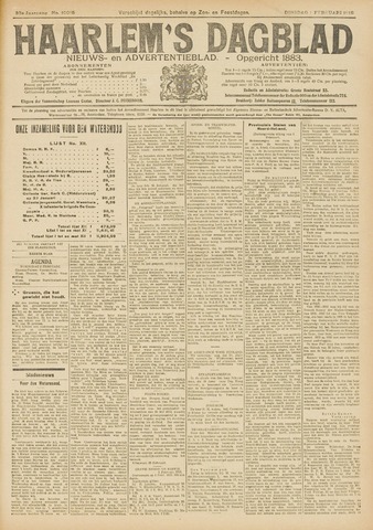 Haarlem's Dagblad 1916-02-01