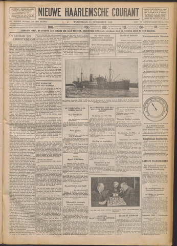 Nieuwe Haarlemsche Courant 1929-11-13