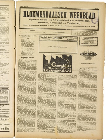 Het Bloemendaalsch Weekblad 1924-03-15