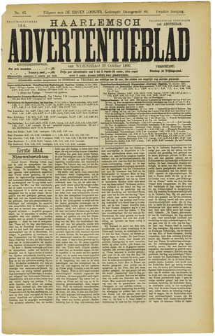 Haarlemsch Advertentieblad 1890-10-22