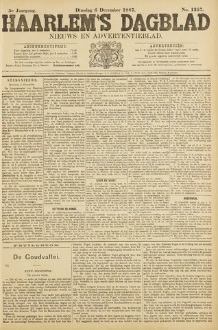 Haarlem's Dagblad 1887-12-06