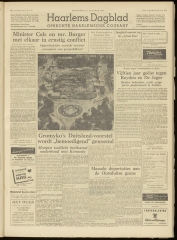 Haarlem's Dagblad 1961-10-05
