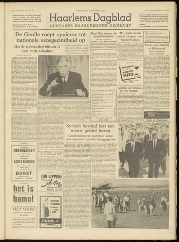 Haarlem's Dagblad 1961-10-03