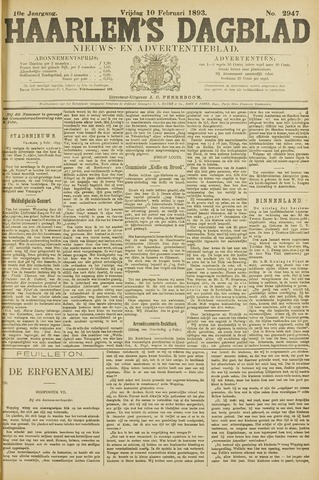 Haarlem's Dagblad 1893-02-10