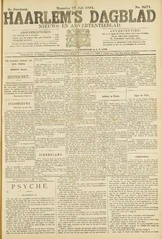 Haarlem's Dagblad 1891-07-27