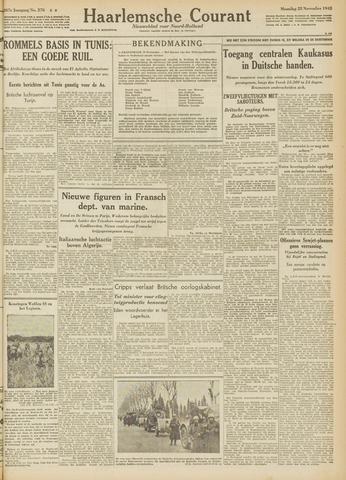 Haarlemsche Courant 1942-11-23