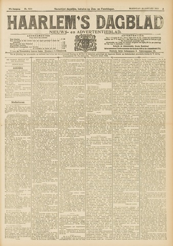 Haarlem's Dagblad 1910-01-19