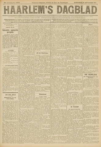 Haarlem's Dagblad 1917-09-27