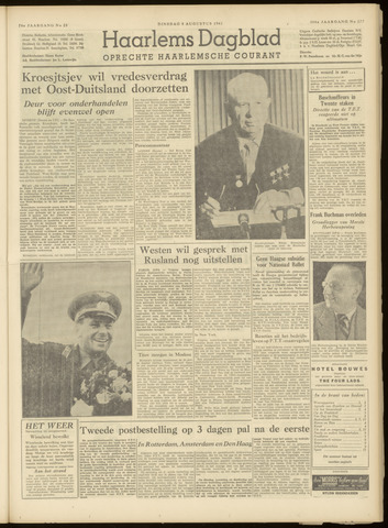 Haarlem's Dagblad 1961-08-08