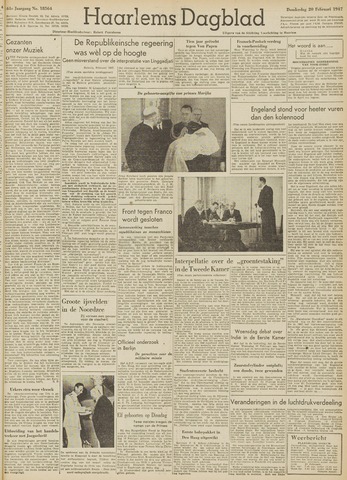 Haarlem's Dagblad 1947-02-20