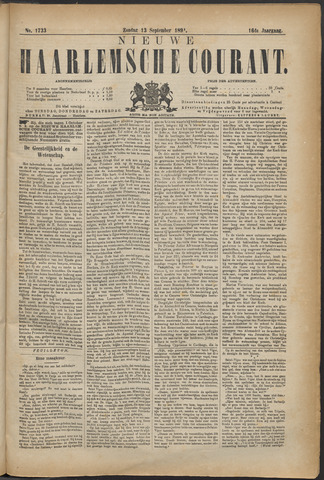 Nieuwe Haarlemsche Courant 1891-09-13