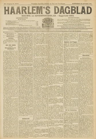 Haarlem's Dagblad 1916-10-26