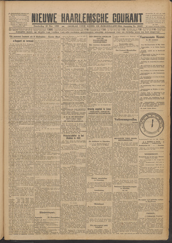 Nieuwe Haarlemsche Courant 1926-12-30