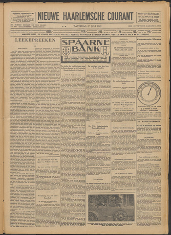 Nieuwe Haarlemsche Courant 1929-07-27