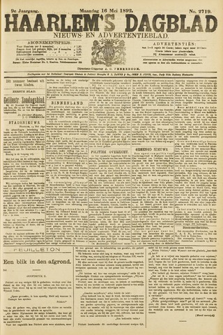 Haarlem's Dagblad 1892-05-16