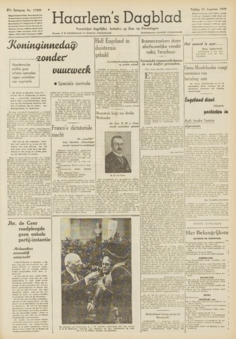 Haarlem's Dagblad 1939-08-11