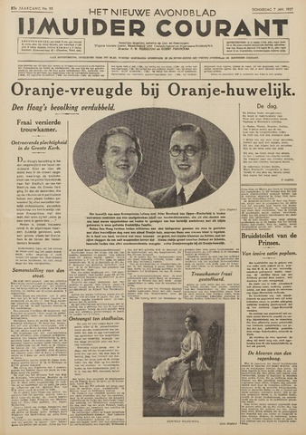IJmuider Courant 1937-01-07