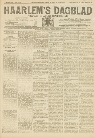 Haarlem's Dagblad 1914-01-22