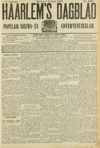 Haarlem's Dagblad 1887-02-01