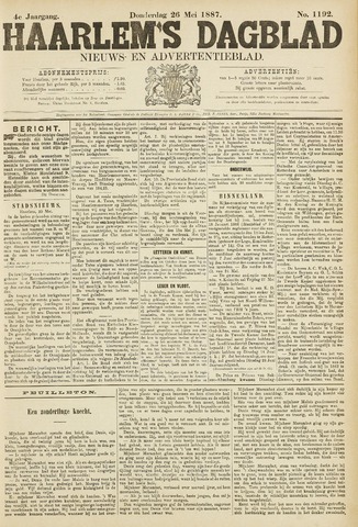 Haarlem's Dagblad 1887-05-26