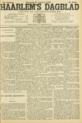 Haarlem's Dagblad 1892-08-31