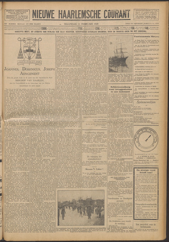 Nieuwe Haarlemsche Courant 1929-02-11
