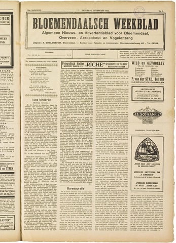 Het Bloemendaalsch Weekblad 1924-02-02