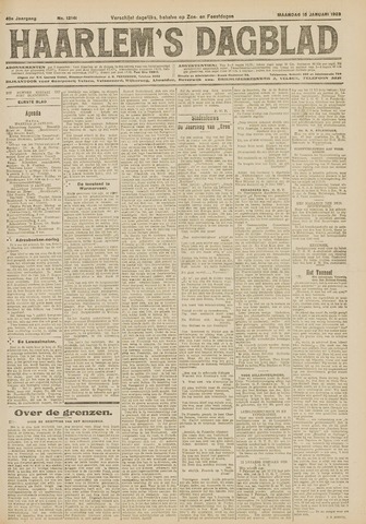 Haarlem's Dagblad 1923-01-15