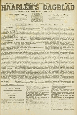 Haarlem's Dagblad 1890-08-21