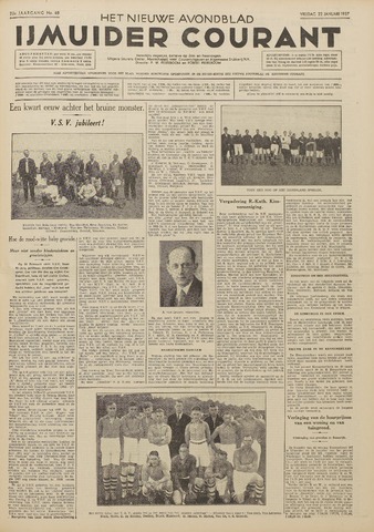 IJmuider Courant 1937-01-22