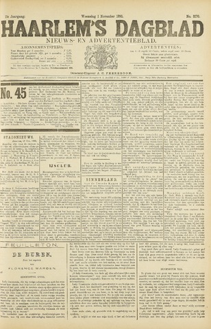 Haarlem's Dagblad 1893-11-01