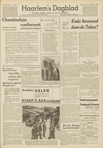 Haarlem's Dagblad 1939-09-13