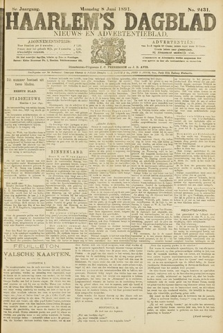 Haarlem's Dagblad 1891-06-08
