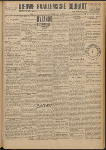 Nieuwe Haarlemsche Courant 1926-06-07