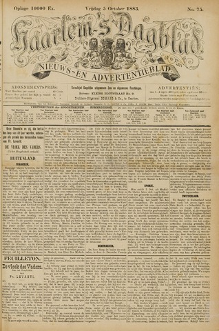 Haarlem's Dagblad 1883-10-05