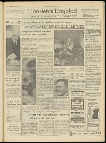 Haarlem's Dagblad 1969-04-28