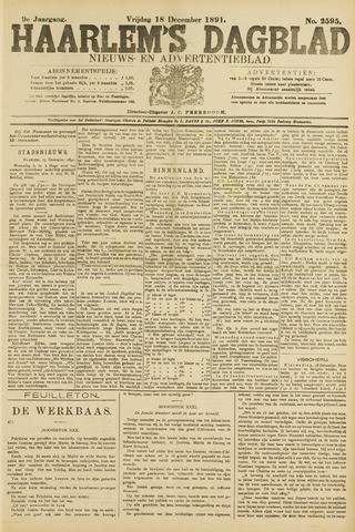 Haarlem's Dagblad 1891-12-18