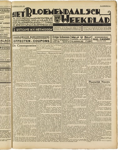 Het Bloemendaalsch Weekblad 1929-01-19