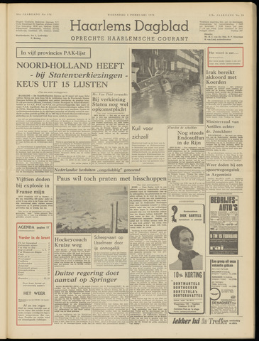 Haarlem's Dagblad 1970-02-04