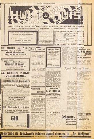 Weekblad Huis aan Huis 1936-07-31