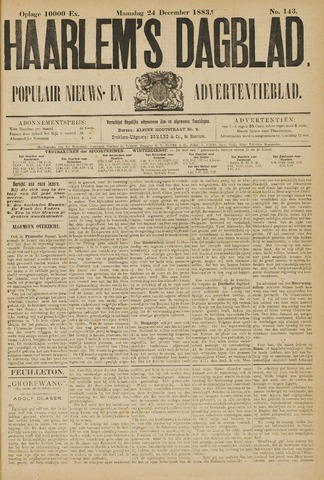 Haarlem's Dagblad 1883-12-24