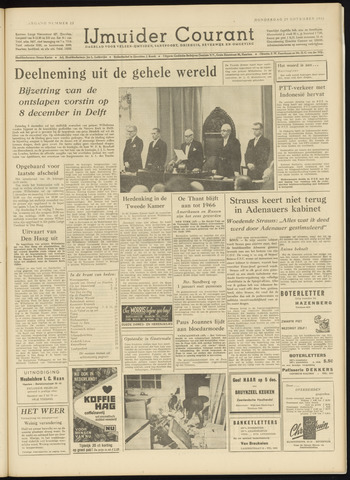 IJmuider Courant 1962-11-29