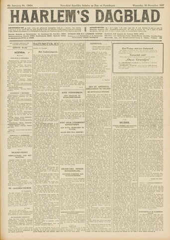 Haarlem's Dagblad 1927-11-30