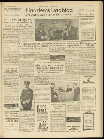 Haarlem's Dagblad 1962-09-21