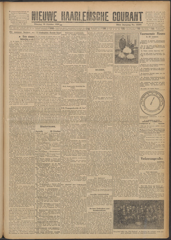 Nieuwe Haarlemsche Courant 1926-10-19