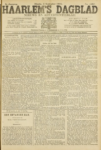 Haarlem's Dagblad 1891-09-01