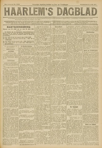 Haarlem's Dagblad 1917-06-13