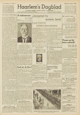 Haarlem's Dagblad 1939-08-08
