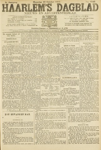 Haarlem's Dagblad 1891-10-19