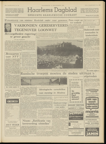 Haarlem's Dagblad 1968-09-12